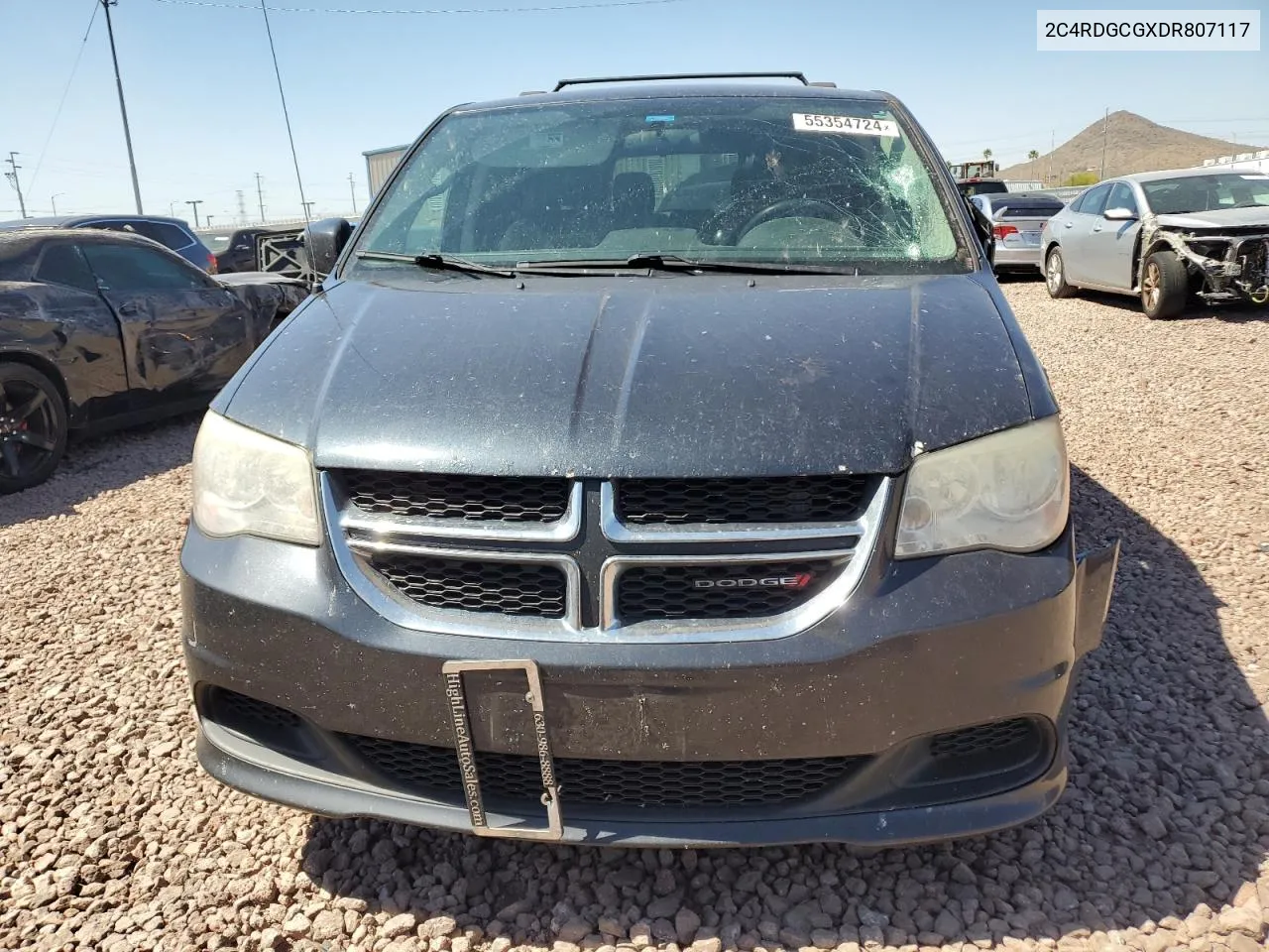 2C4RDGCGXDR807117 2013 Dodge Grand Caravan Sxt