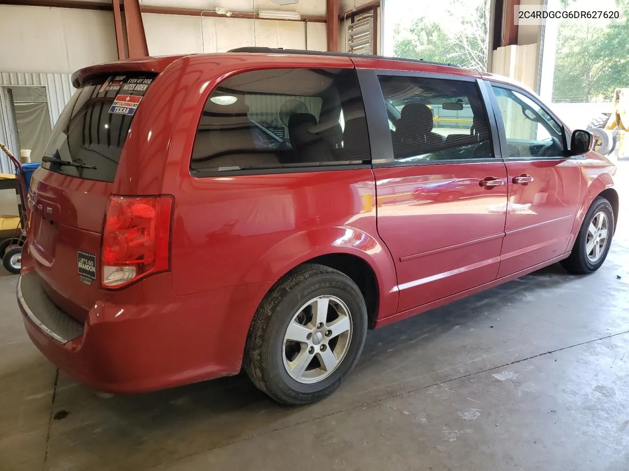 2013 Dodge Grand Caravan Sxt VIN: 2C4RDGCG6DR627620 Lot: 55572324