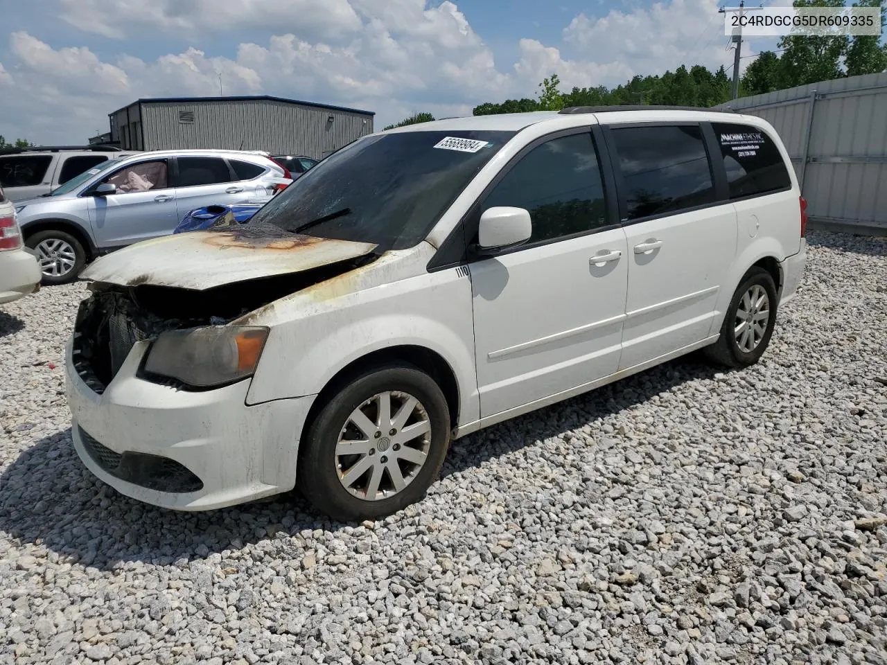 2013 Dodge Grand Caravan Sxt VIN: 2C4RDGCG5DR609335 Lot: 55689984