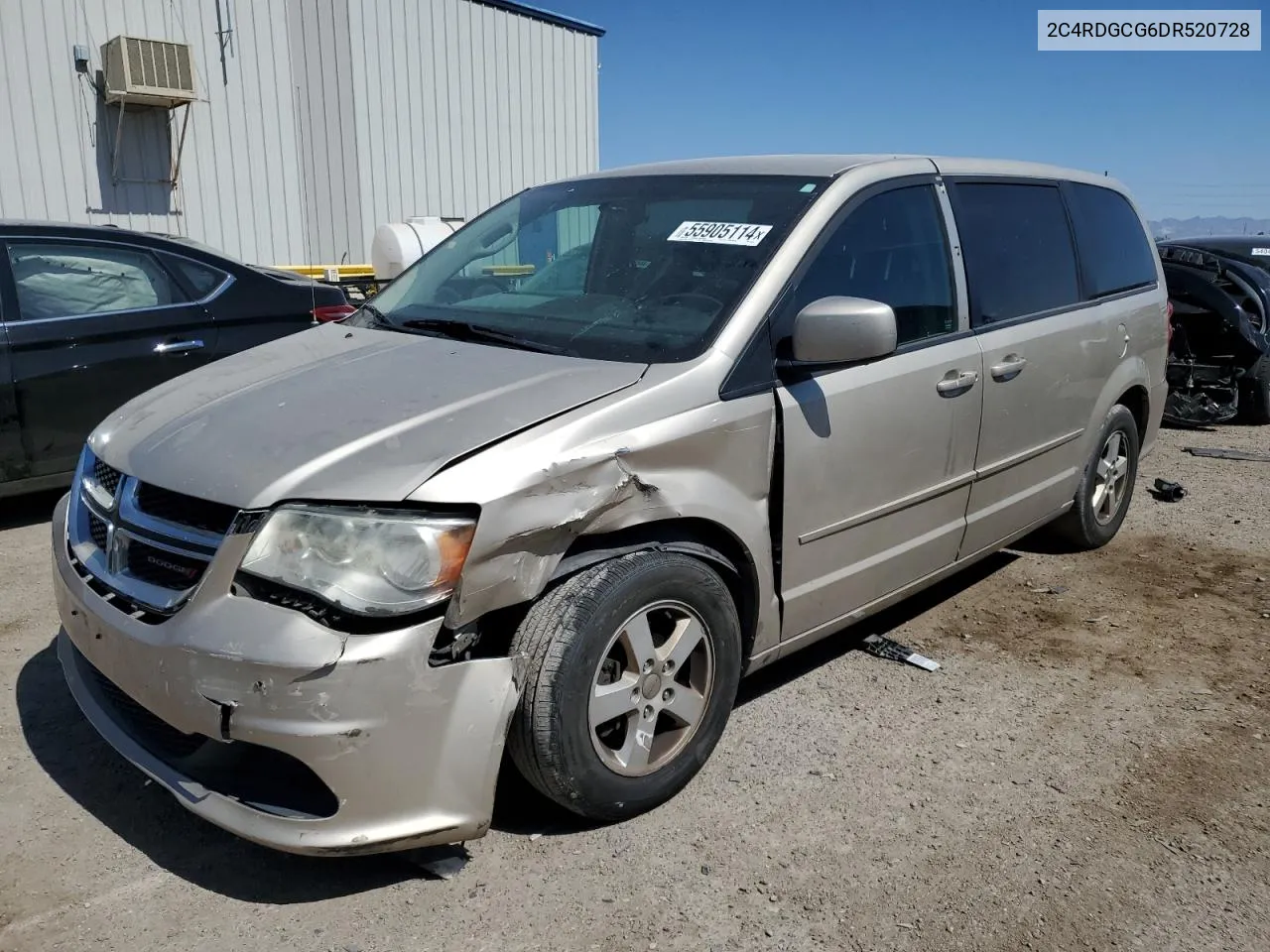 2C4RDGCG6DR520728 2013 Dodge Grand Caravan Sxt