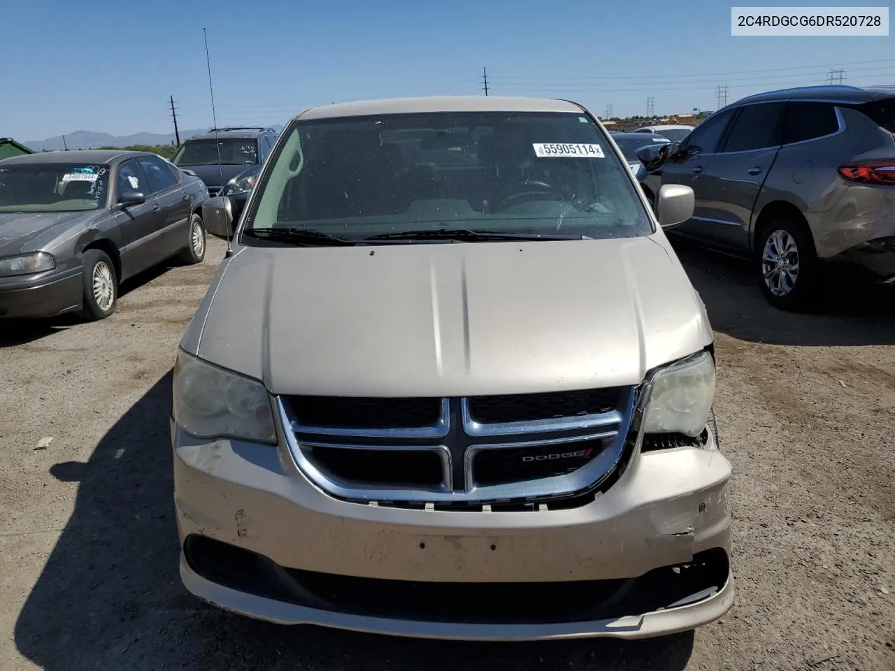 2C4RDGCG6DR520728 2013 Dodge Grand Caravan Sxt