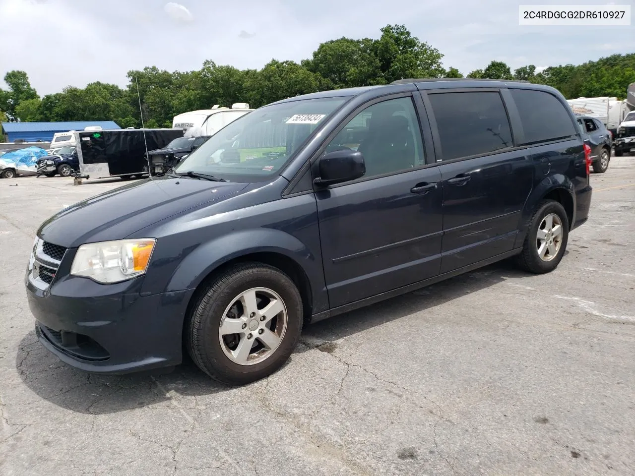 2013 Dodge Grand Caravan Sxt VIN: 2C4RDGCG2DR610927 Lot: 56138434