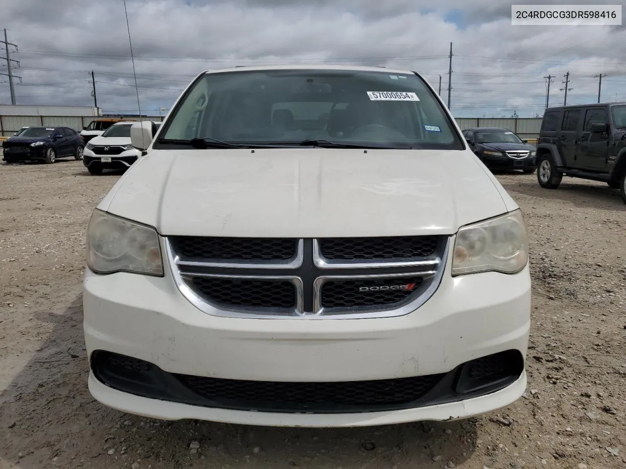 2C4RDGCG3DR598416 2013 Dodge Grand Caravan Sxt