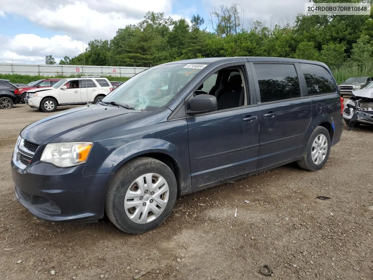 2013 Dodge Grand Caravan Se VIN: 2C4RDGBG7DR810848 Lot: 57104884