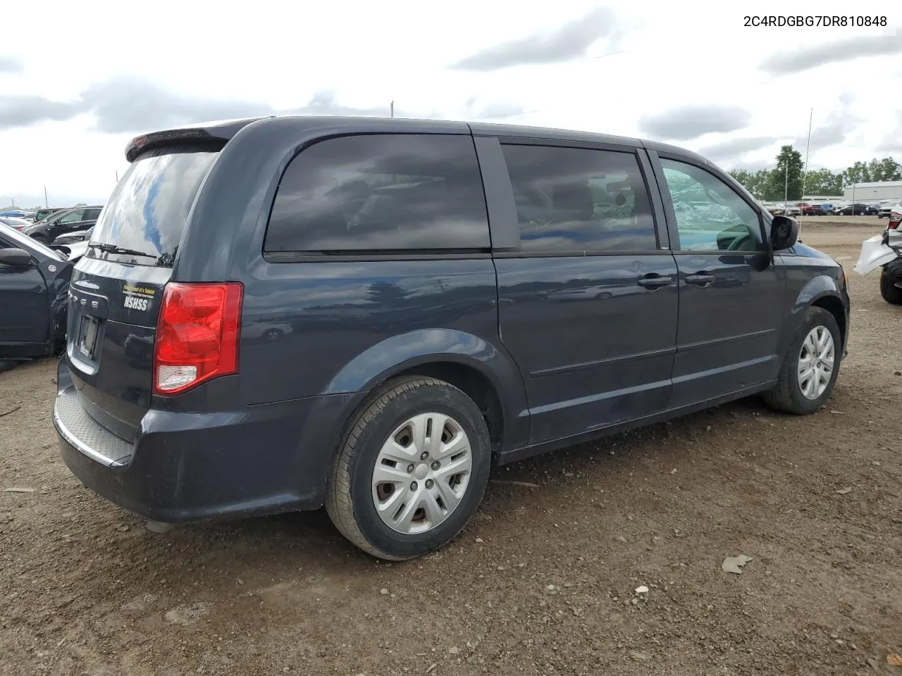 2013 Dodge Grand Caravan Se VIN: 2C4RDGBG7DR810848 Lot: 57104884