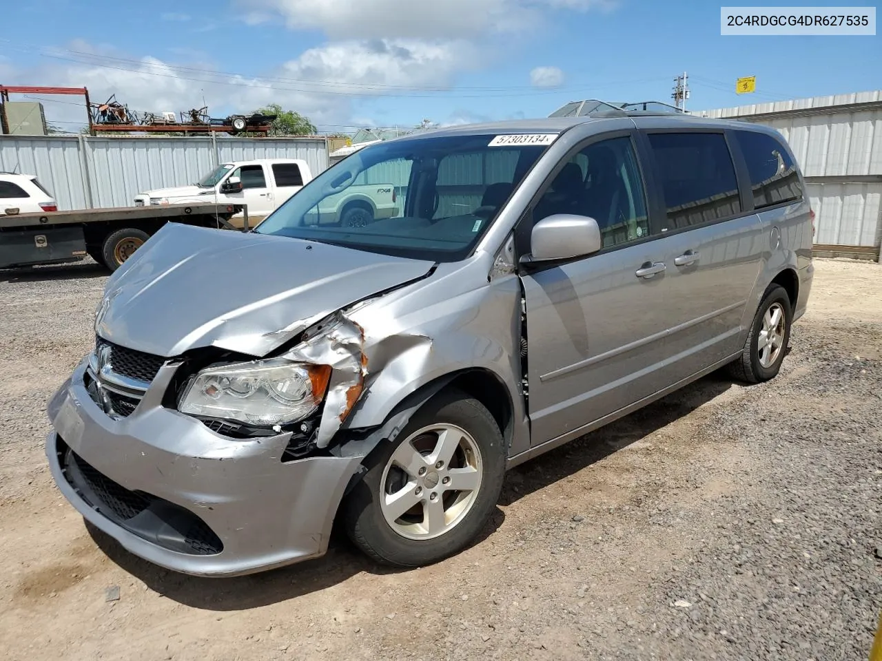 2013 Dodge Grand Caravan Sxt VIN: 2C4RDGCG4DR627535 Lot: 57303134