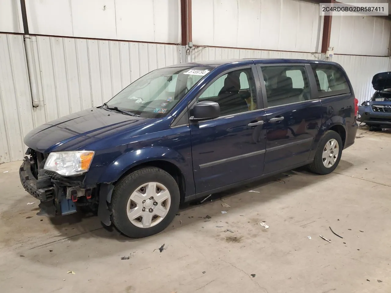 2C4RDGBG2DR587411 2013 Dodge Grand Caravan Se