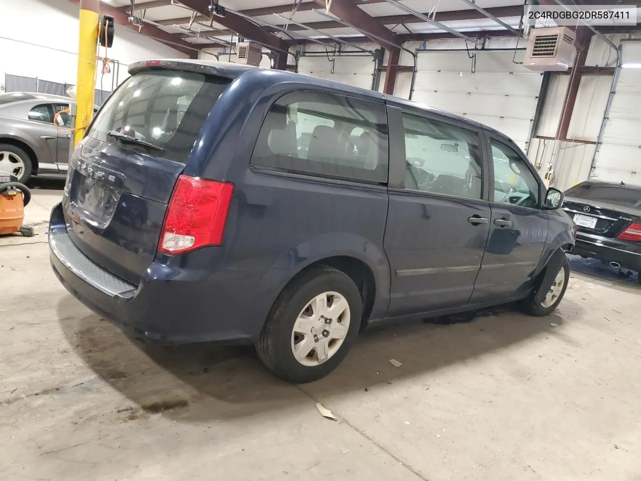 2013 Dodge Grand Caravan Se VIN: 2C4RDGBG2DR587411 Lot: 57499794