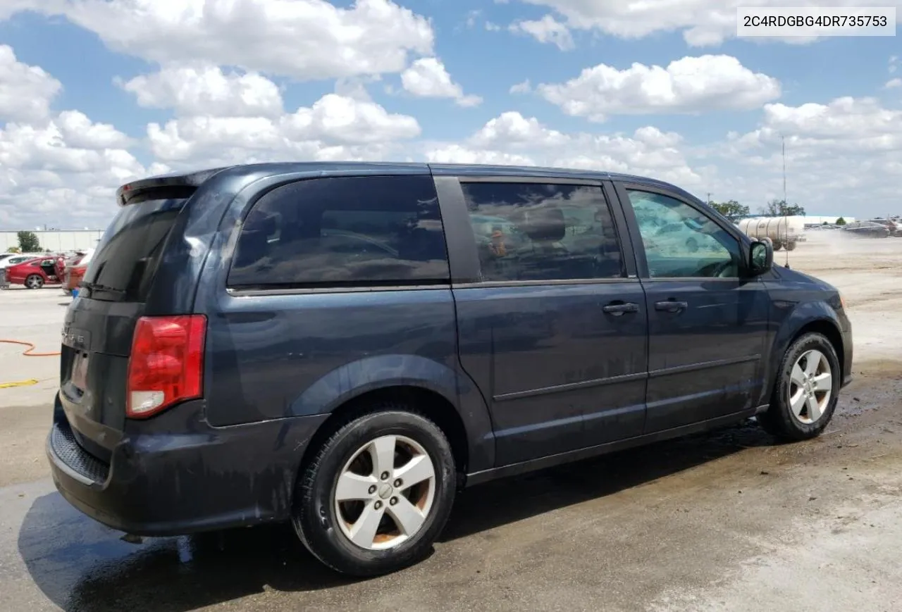 2C4RDGBG4DR735753 2013 Dodge Grand Caravan Se