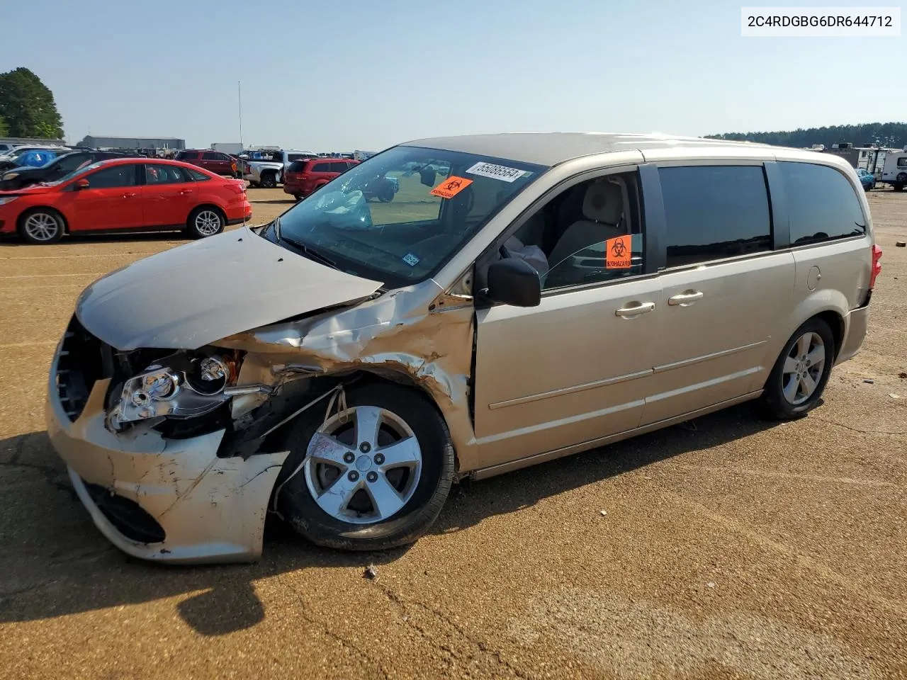 2013 Dodge Grand Caravan Se VIN: 2C4RDGBG6DR644712 Lot: 66963134