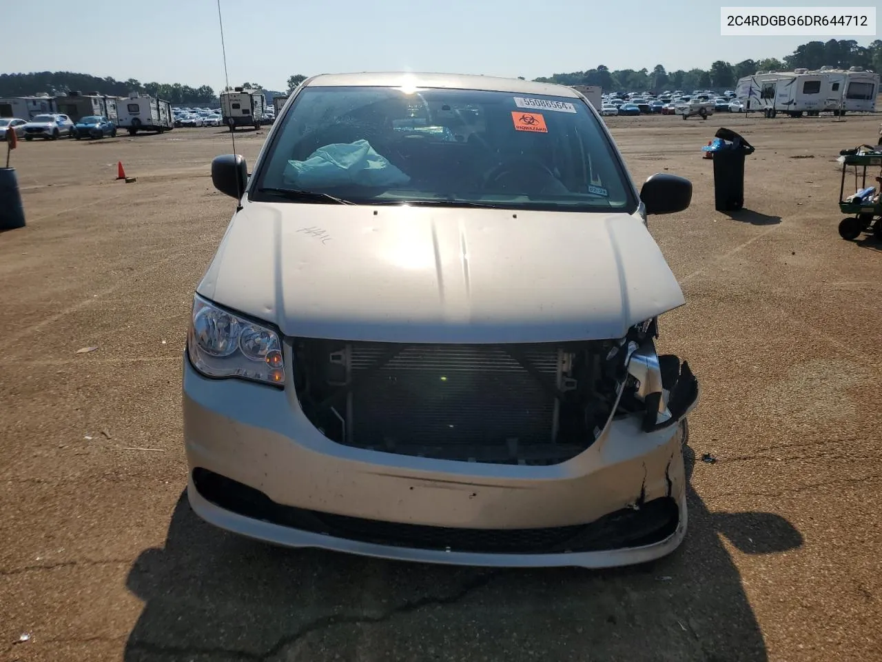 2013 Dodge Grand Caravan Se VIN: 2C4RDGBG6DR644712 Lot: 66963134