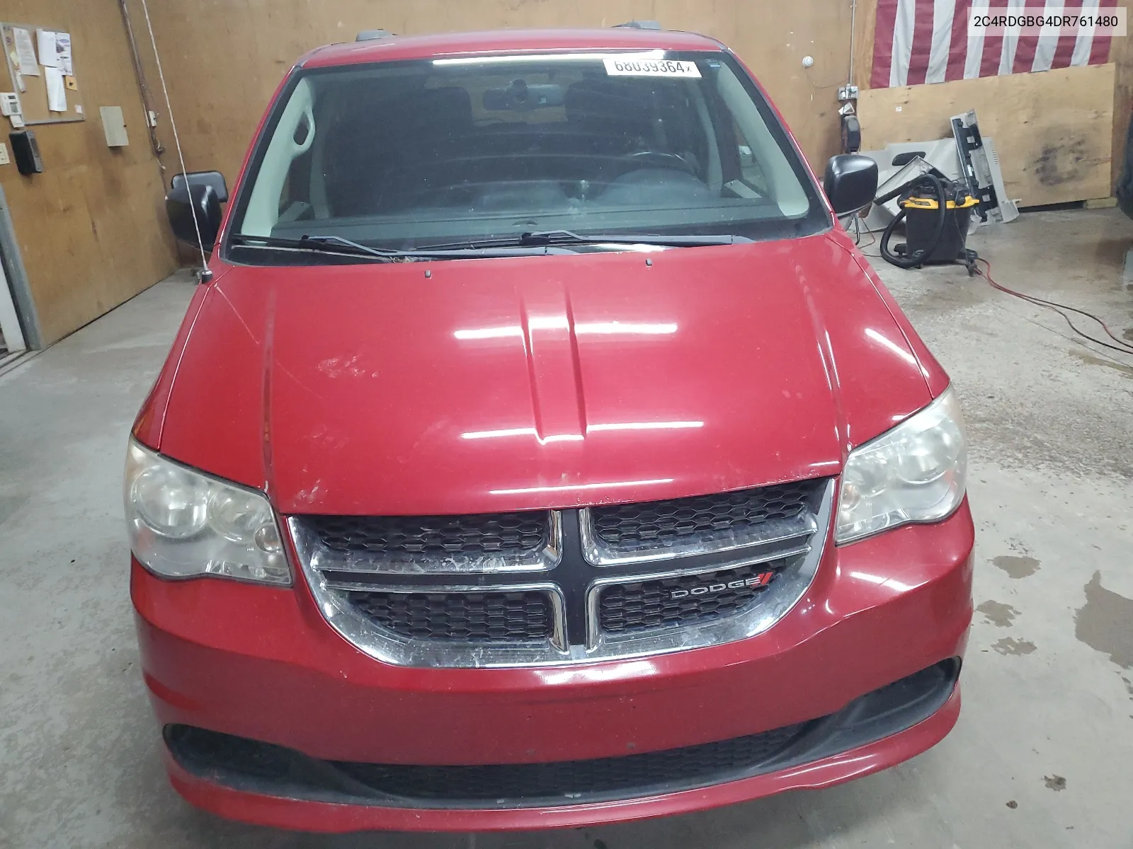 2013 Dodge Grand Caravan Se VIN: 2C4RDGBG4DR761480 Lot: 68039364