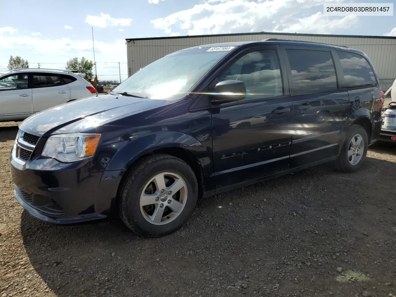 2013 Dodge Grand Caravan Se VIN: 2C4RDGBG3DR501457 Lot: 68167984