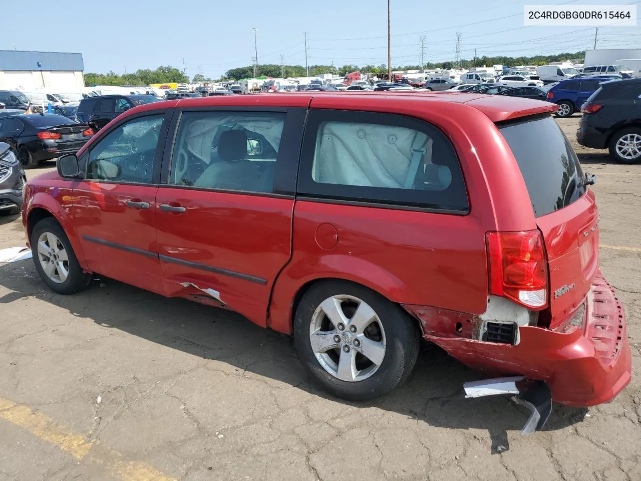 2013 Dodge Grand Caravan Se VIN: 2C4RDGBG0DR615464 Lot: 68798554