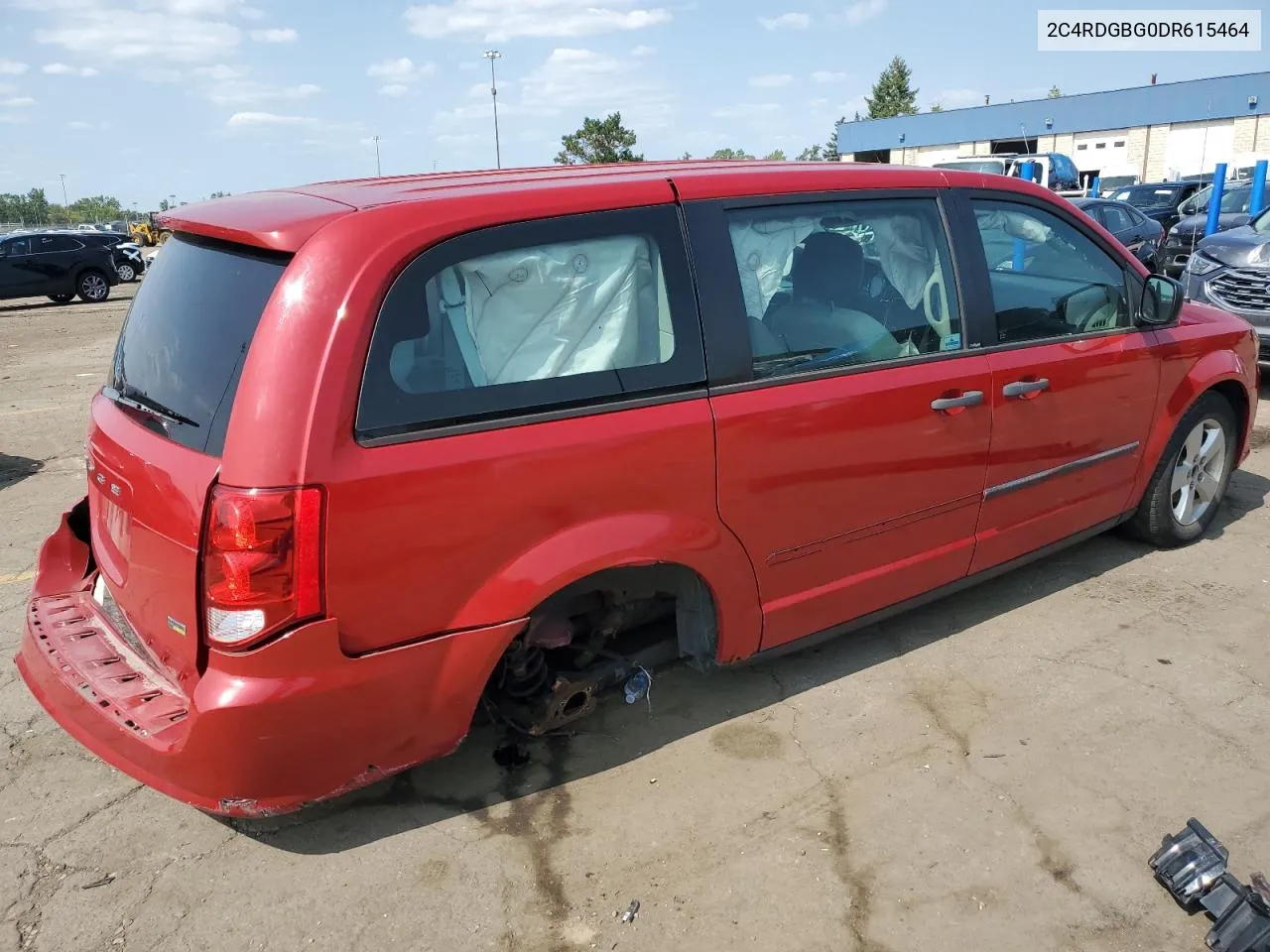 2013 Dodge Grand Caravan Se VIN: 2C4RDGBG0DR615464 Lot: 68798554