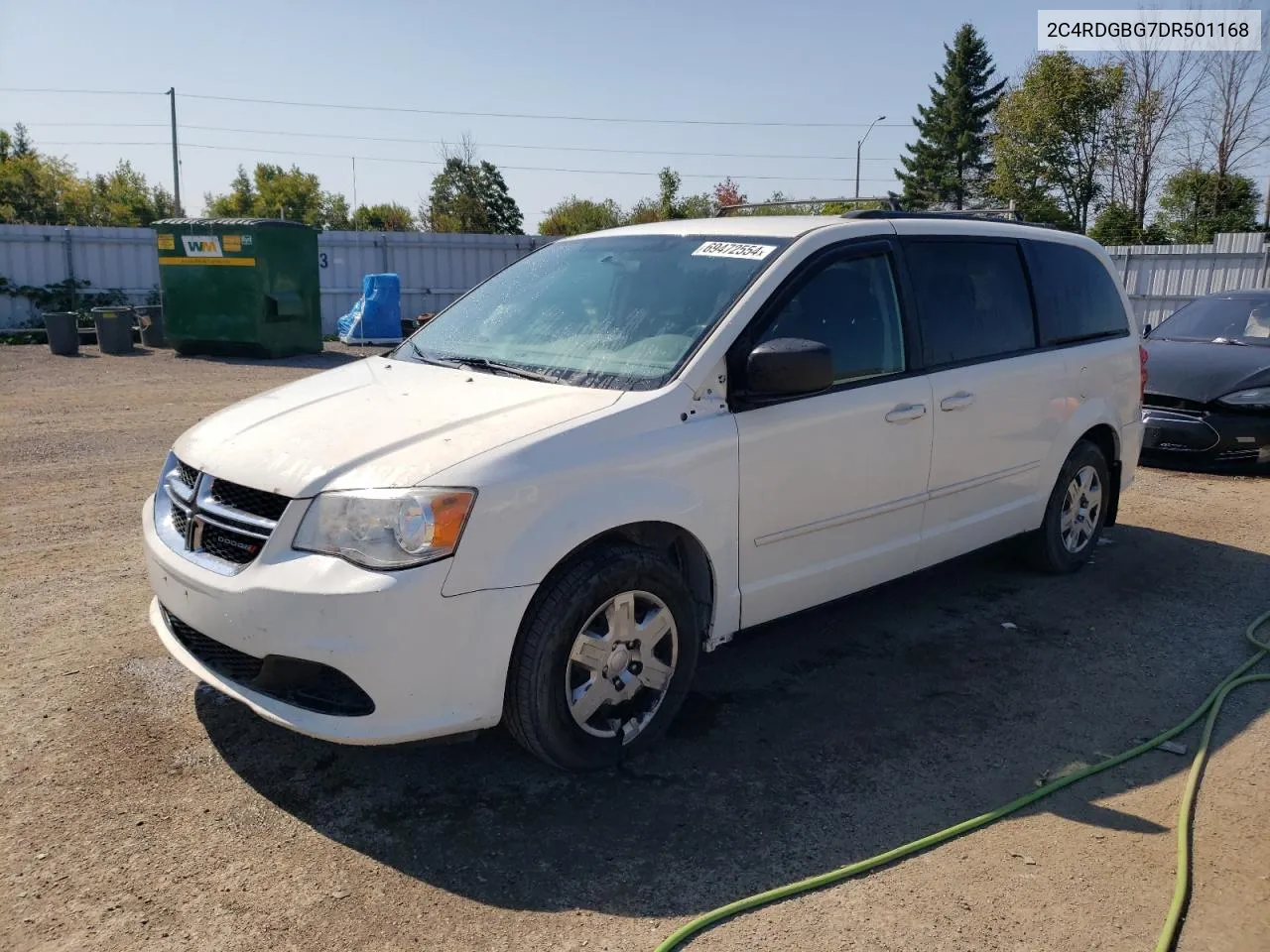 2013 Dodge Grand Caravan Se VIN: 2C4RDGBG7DR501168 Lot: 69472554