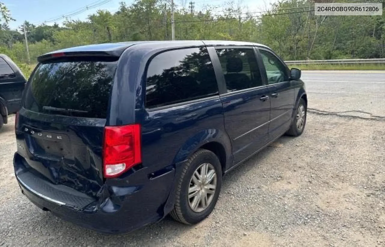 2013 Dodge Grand Caravan Se VIN: 2C4RDGBG9DR612806 Lot: 69750134