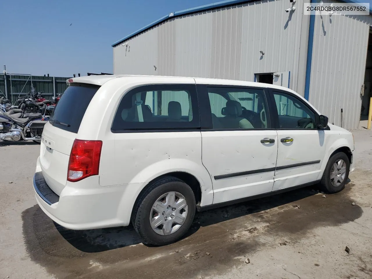 2C4RDGBG8DR567552 2013 Dodge Grand Caravan Se