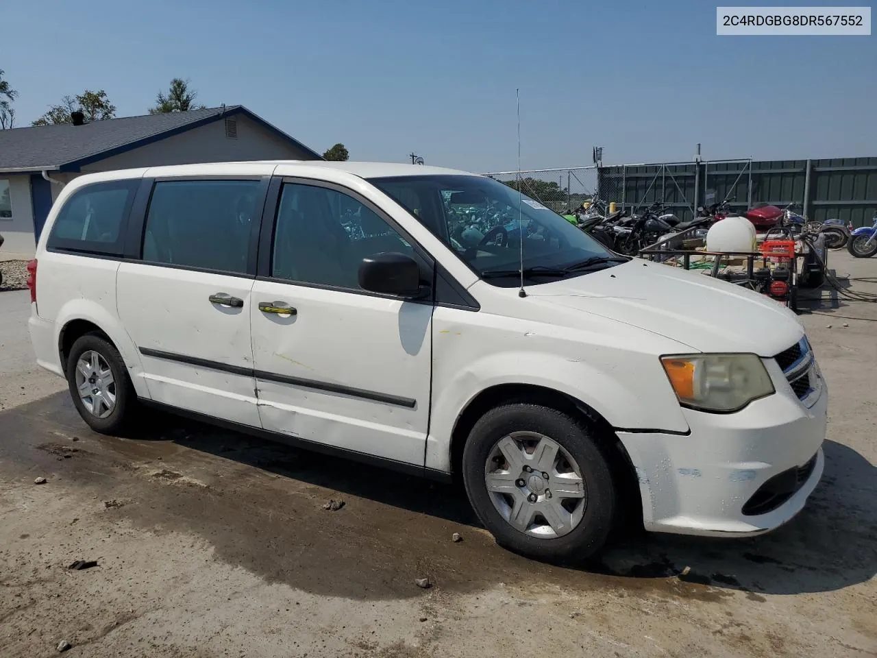 2013 Dodge Grand Caravan Se VIN: 2C4RDGBG8DR567552 Lot: 69754504