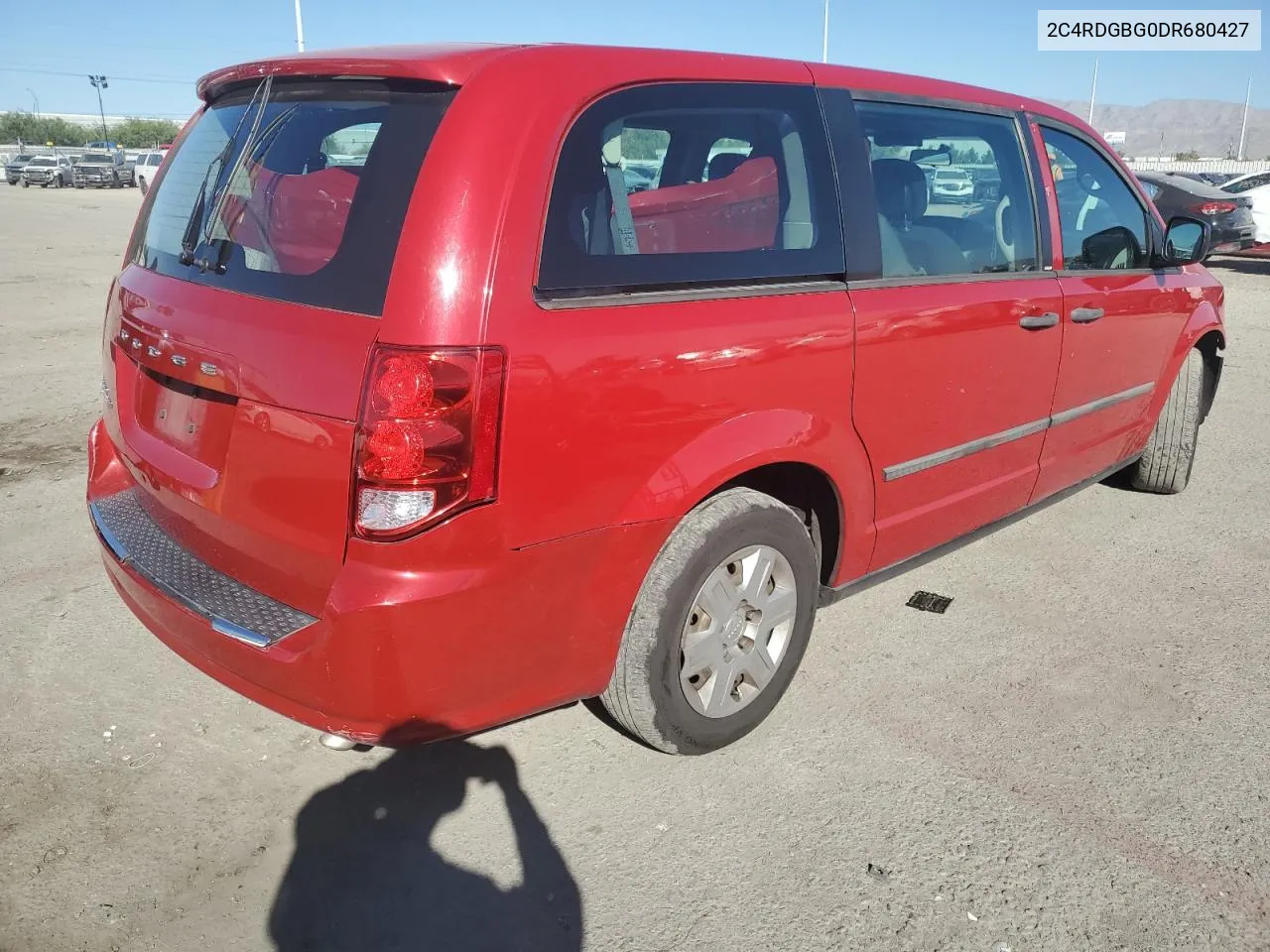 2013 Dodge Grand Caravan Se VIN: 2C4RDGBG0DR680427 Lot: 69854783