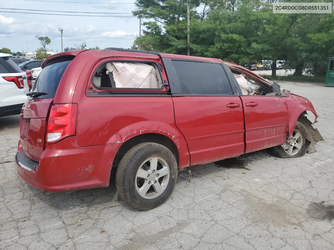 2013 Dodge Grand Caravan Sxt VIN: 2C4RDGCG8DR551351 Lot: 70030504