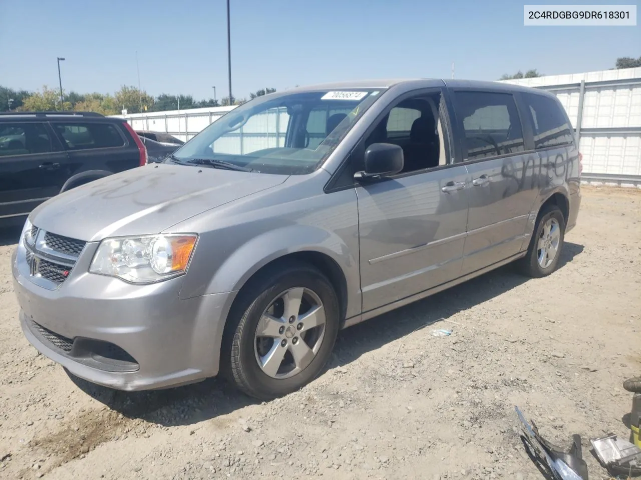 2013 Dodge Grand Caravan Se VIN: 2C4RDGBG9DR618301 Lot: 70056874