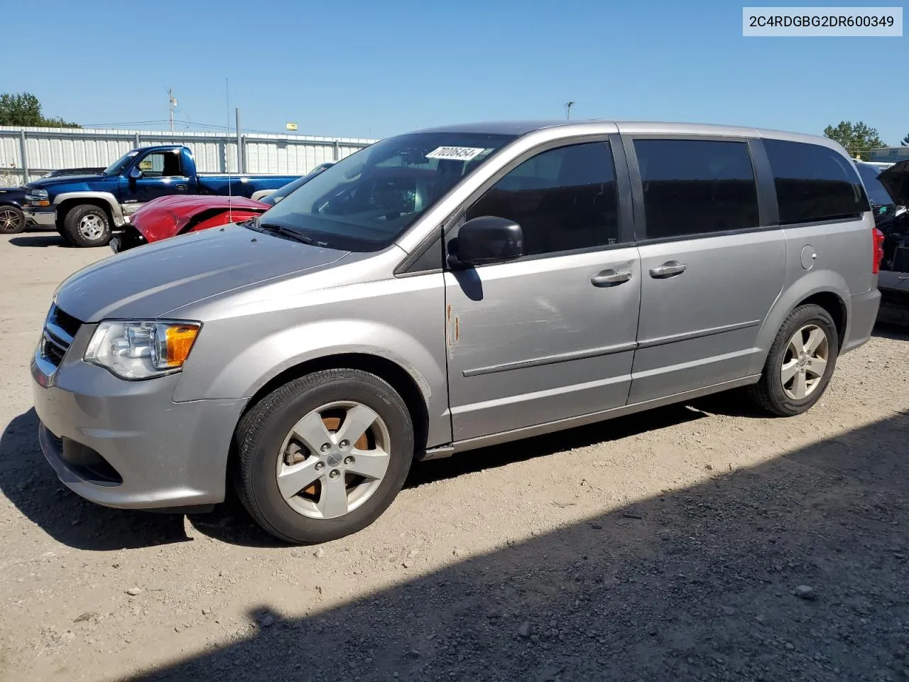 2013 Dodge Grand Caravan Se VIN: 2C4RDGBG2DR600349 Lot: 70206454