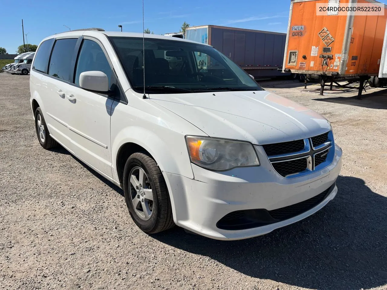 2013 Dodge Grand Caravan Sxt VIN: 2C4RDGCG3DR522520 Lot: 70367604