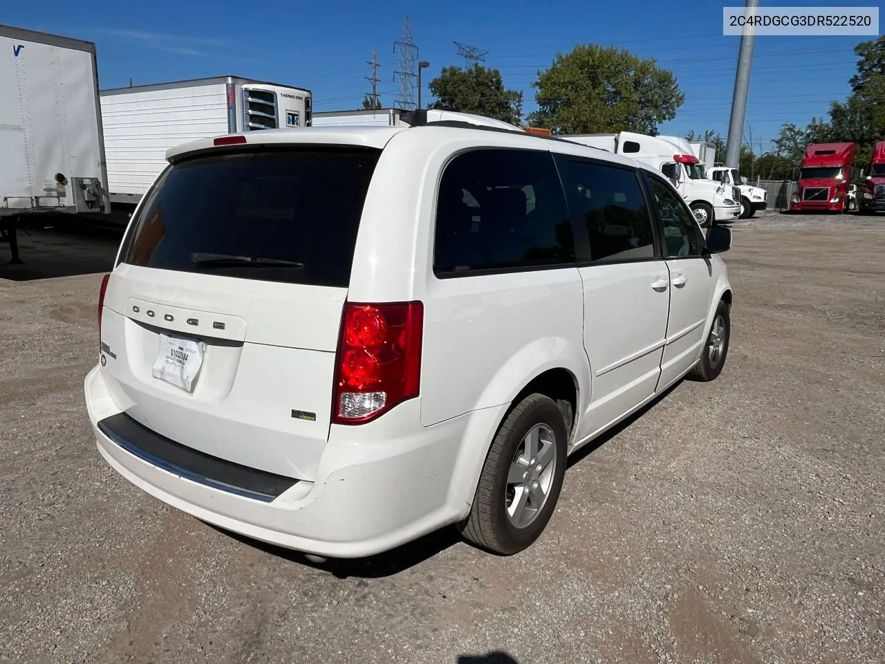 2C4RDGCG3DR522520 2013 Dodge Grand Caravan Sxt