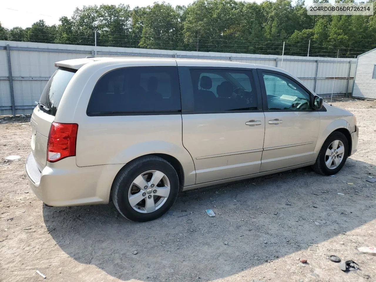 2C4RDGBG6DR726214 2013 Dodge Grand Caravan Se