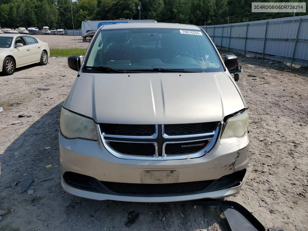 2C4RDGBG6DR726214 2013 Dodge Grand Caravan Se