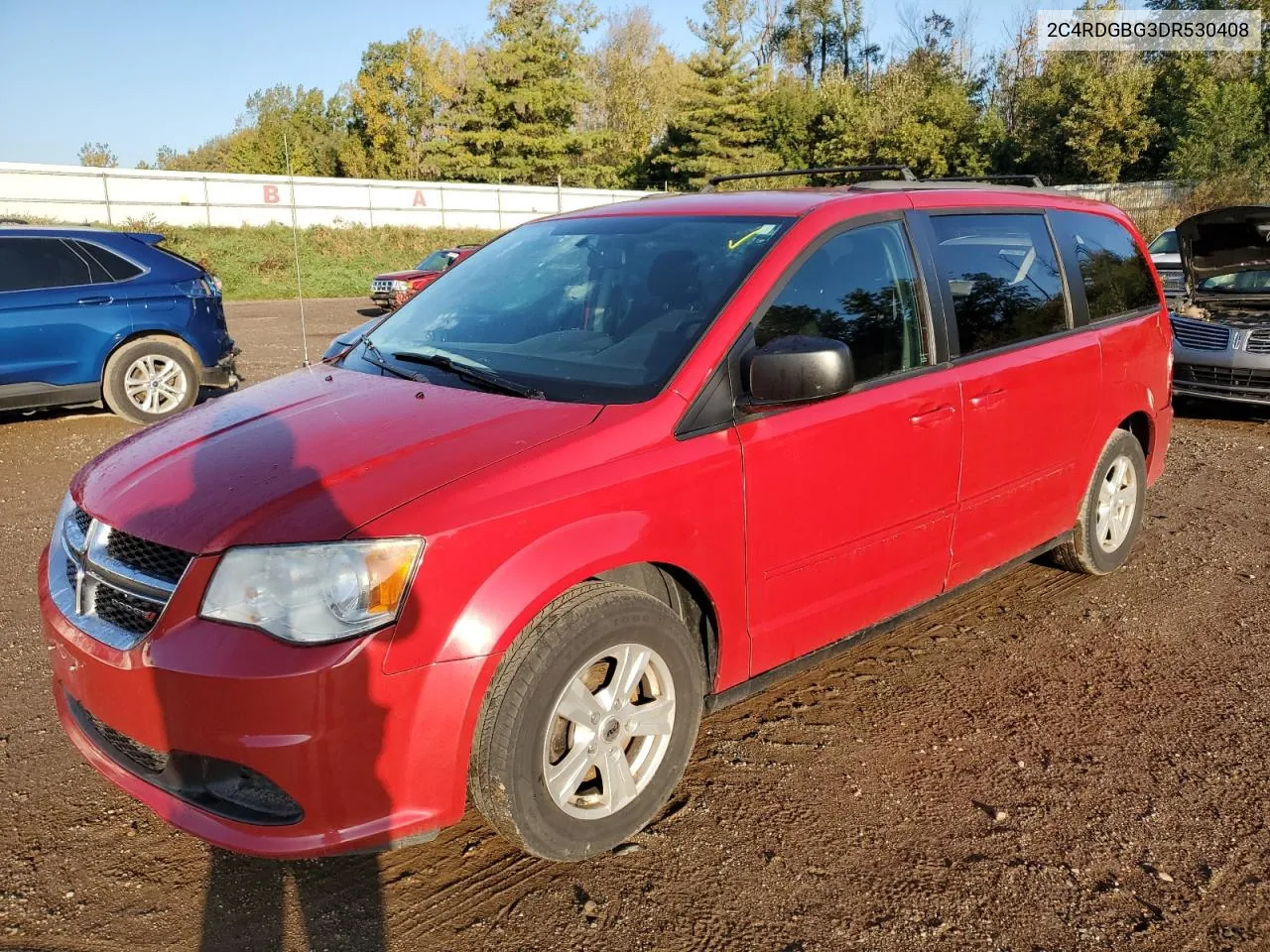 2C4RDGBG3DR530408 2013 Dodge Grand Caravan Se