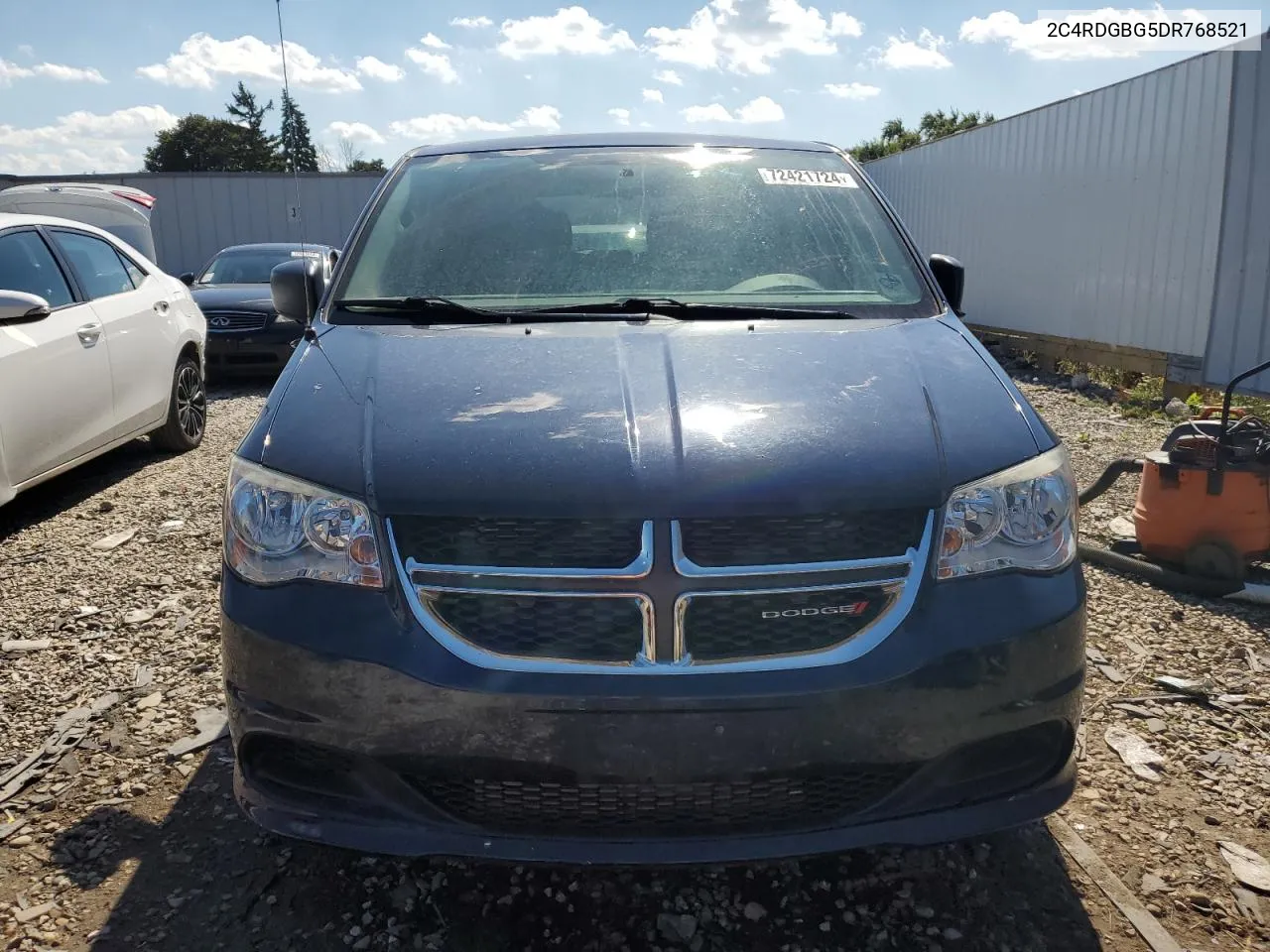 2013 Dodge Grand Caravan Se VIN: 2C4RDGBG5DR768521 Lot: 72421724