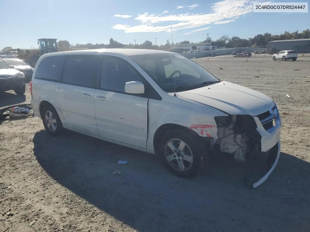 2C4RDGCG7DR524447 2013 Dodge Grand Caravan Sxt