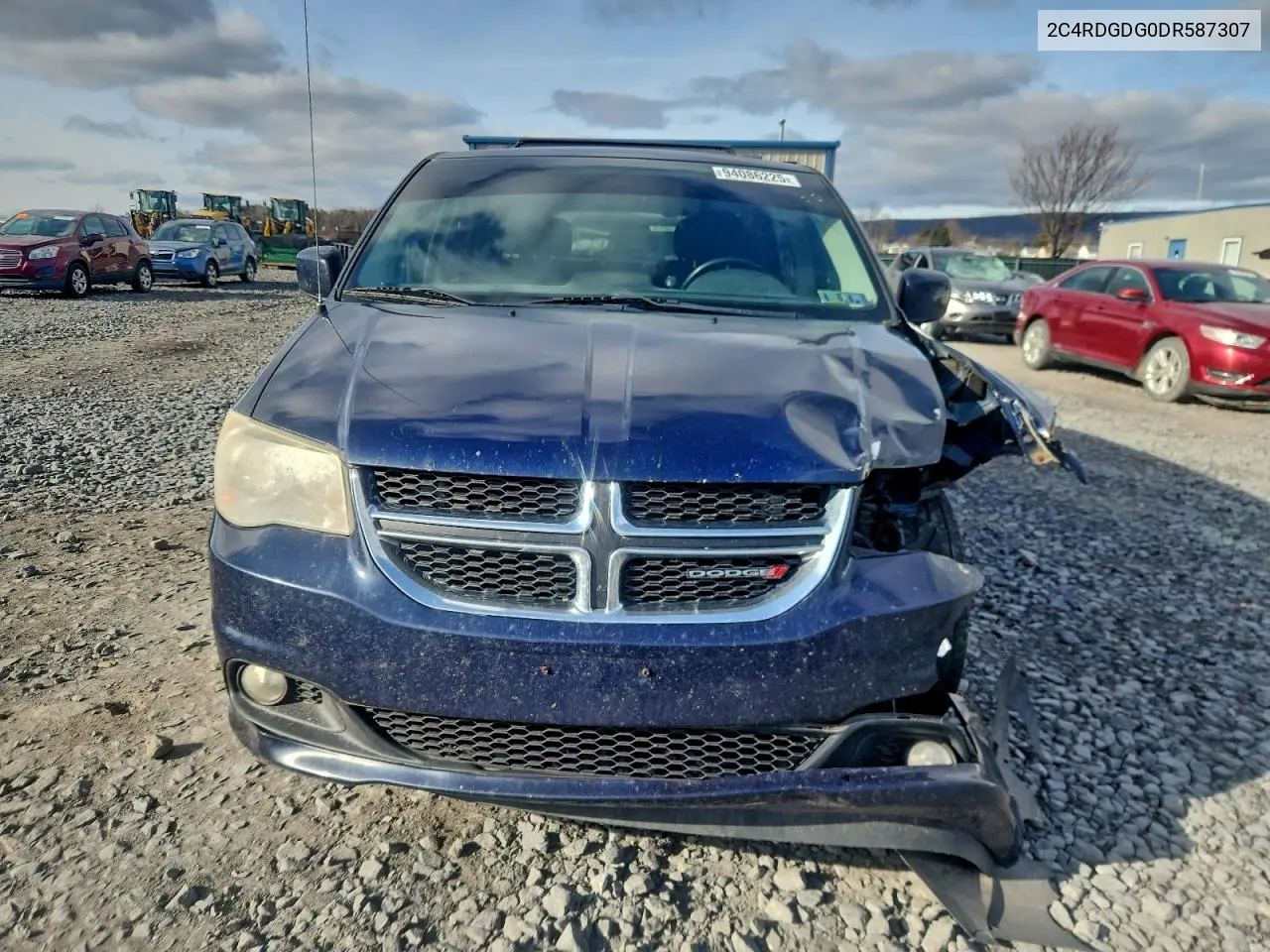 2C4RDGDG0DR587307 2013 Dodge Grand Caravan Crew