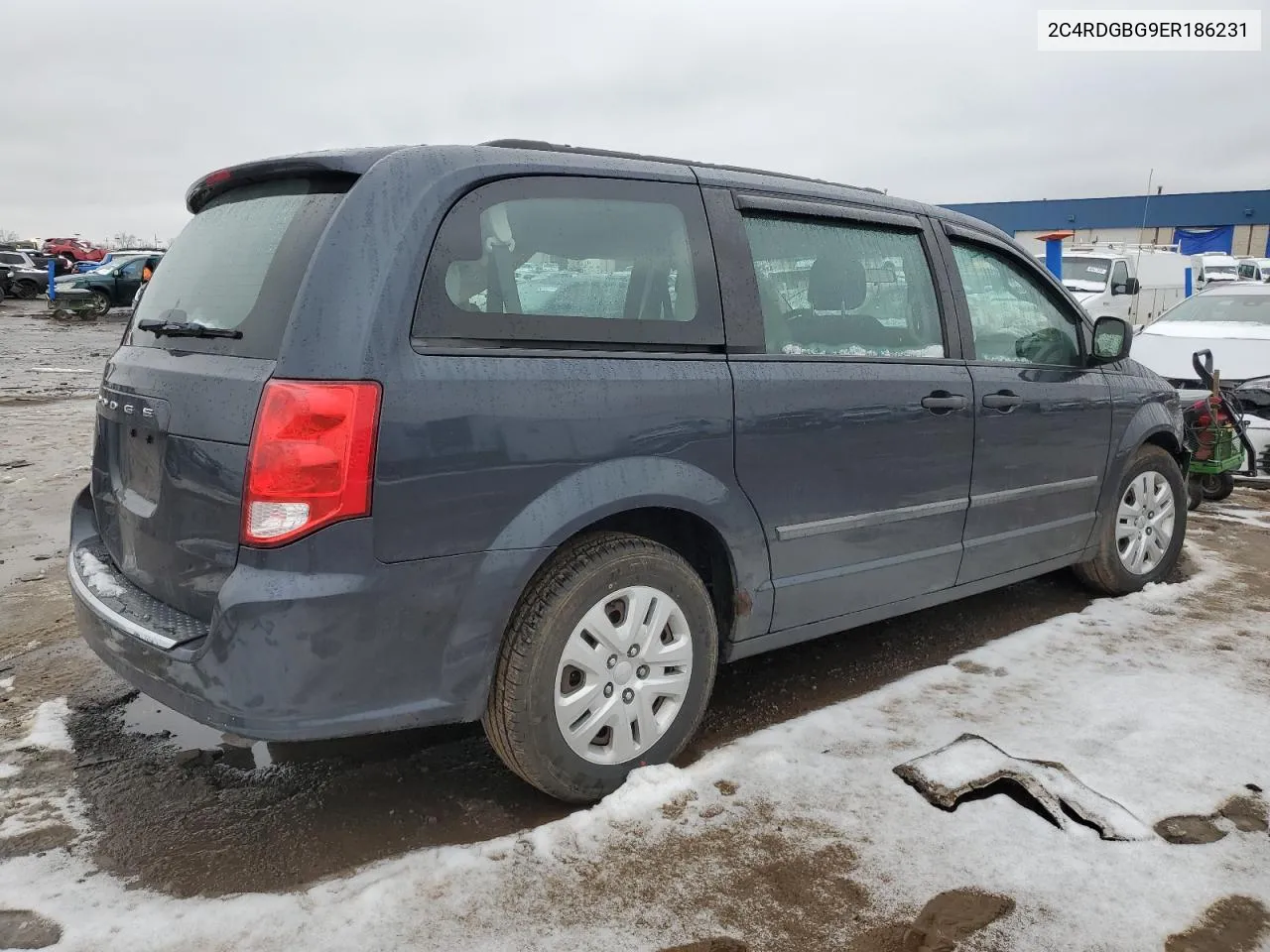 2014 Dodge Grand Caravan Se VIN: 2C4RDGBG9ER186231 Lot: 40445974