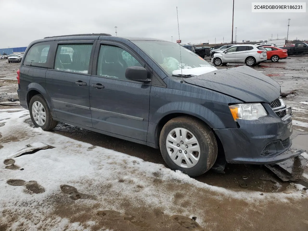 2014 Dodge Grand Caravan Se VIN: 2C4RDGBG9ER186231 Lot: 40445974