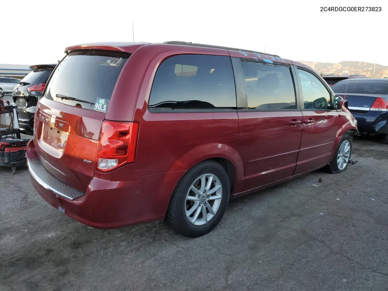 2C4RDGCG0ER273823 2014 Dodge Grand Caravan Sxt