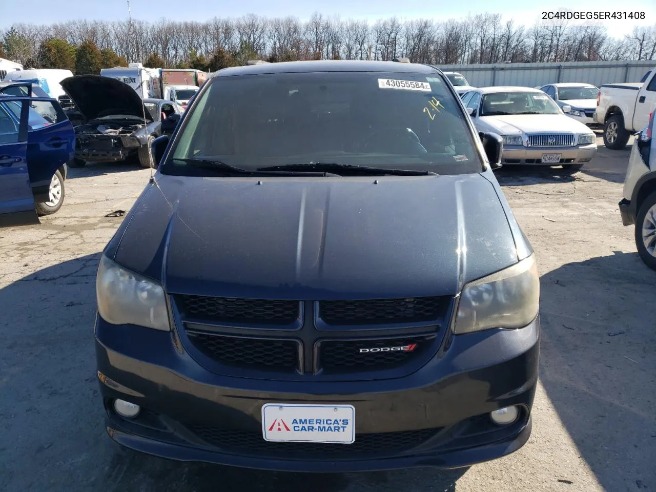 2014 Dodge Grand Caravan R/T VIN: 2C4RDGEG5ER431408 Lot: 43055584