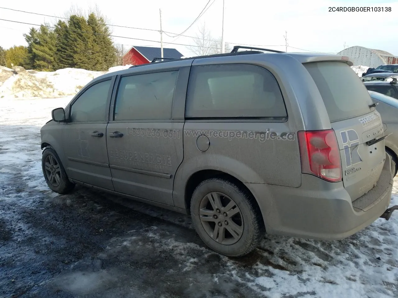 2C4RDGBG0ER103138 2014 Dodge Grand Caravan Se