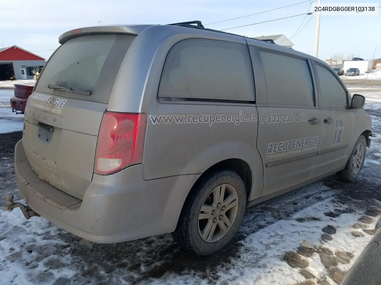 2C4RDGBG0ER103138 2014 Dodge Grand Caravan Se