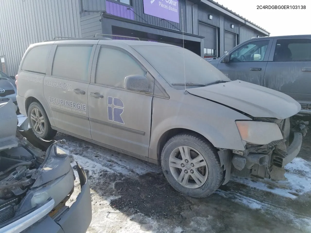 2C4RDGBG0ER103138 2014 Dodge Grand Caravan Se