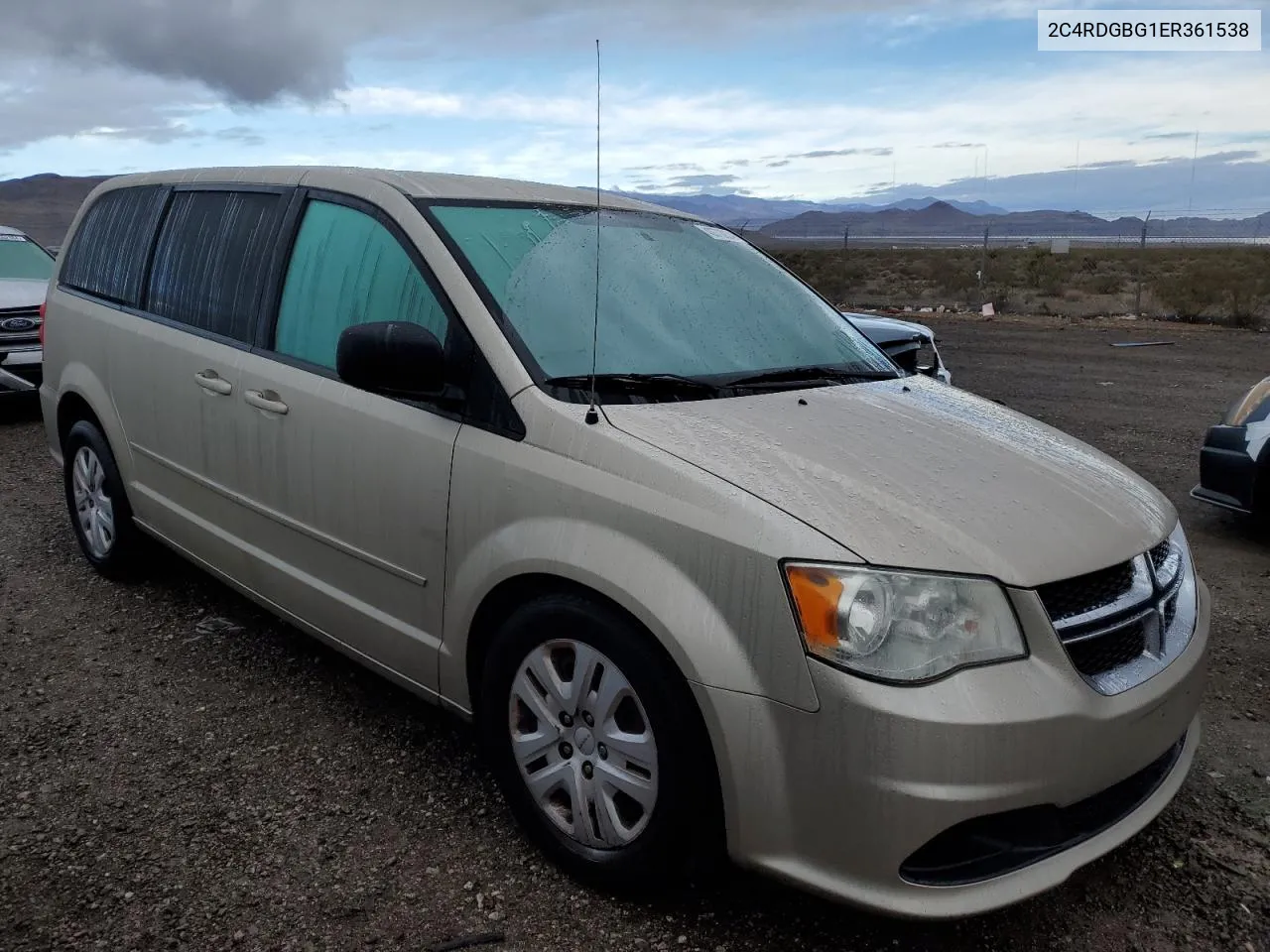 2C4RDGBG1ER361538 2014 Dodge Grand Caravan Se