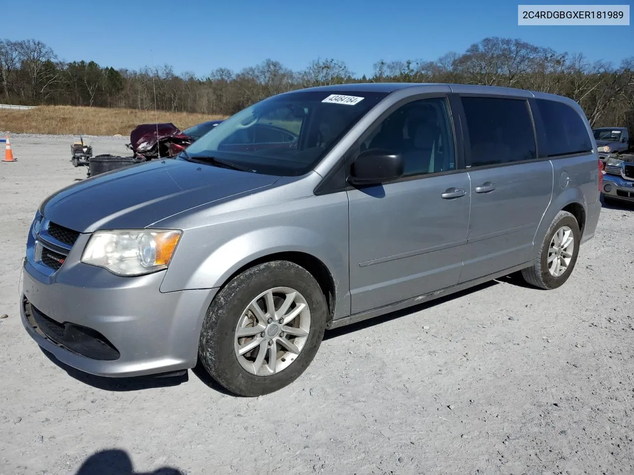 2C4RDGBGXER181989 2014 Dodge Grand Caravan Se