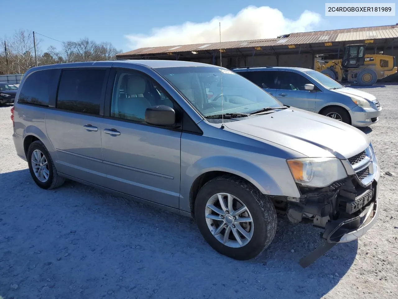 2014 Dodge Grand Caravan Se VIN: 2C4RDGBGXER181989 Lot: 43464164