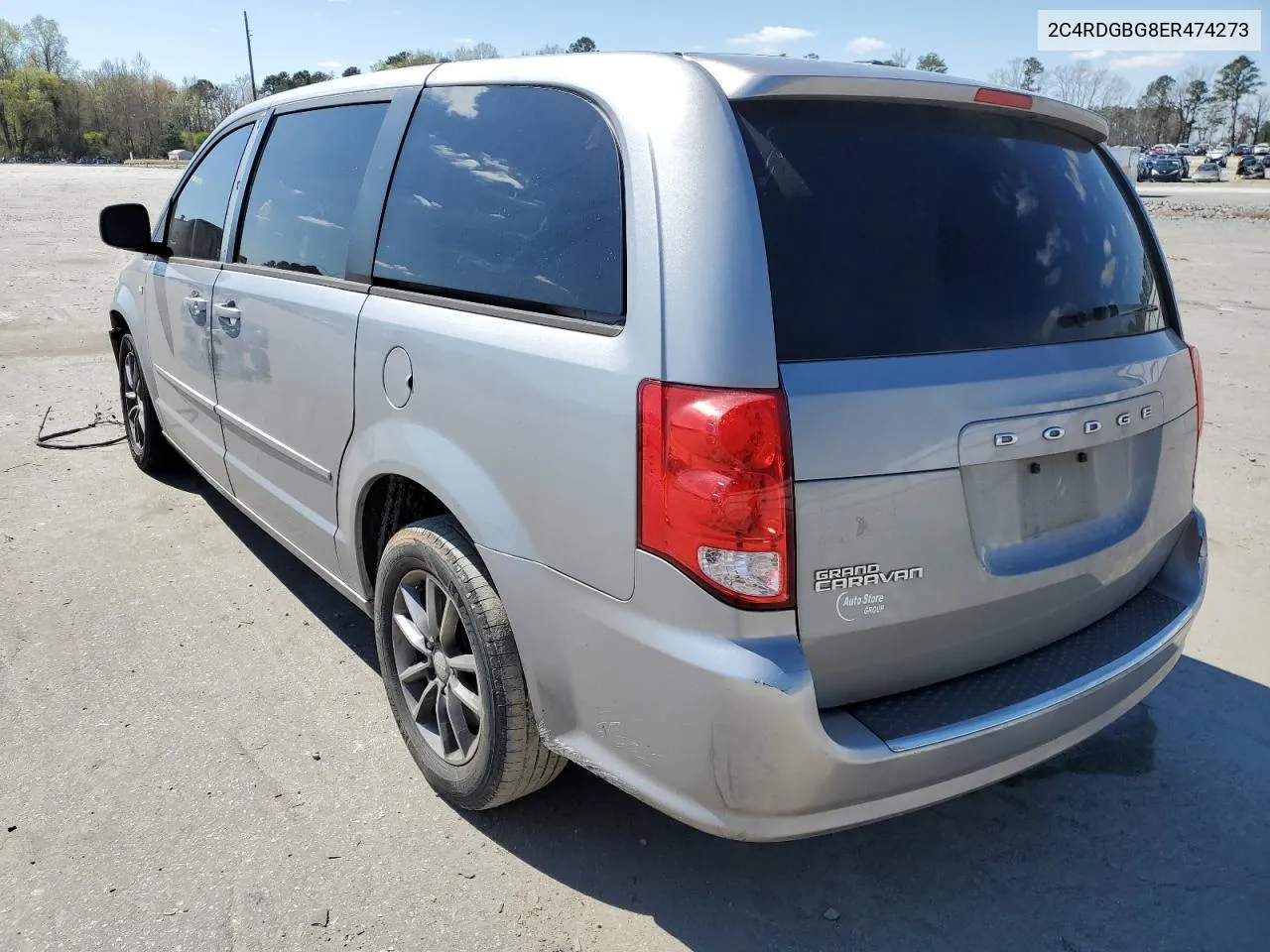 2C4RDGBG8ER474273 2014 Dodge Grand Caravan Se