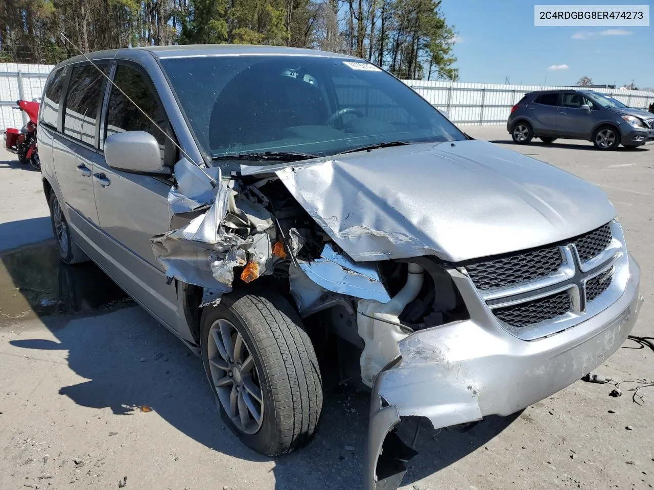 2014 Dodge Grand Caravan Se VIN: 2C4RDGBG8ER474273 Lot: 44193743