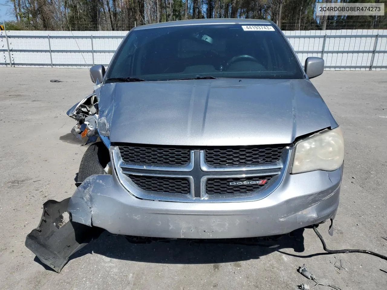 2014 Dodge Grand Caravan Se VIN: 2C4RDGBG8ER474273 Lot: 44193743