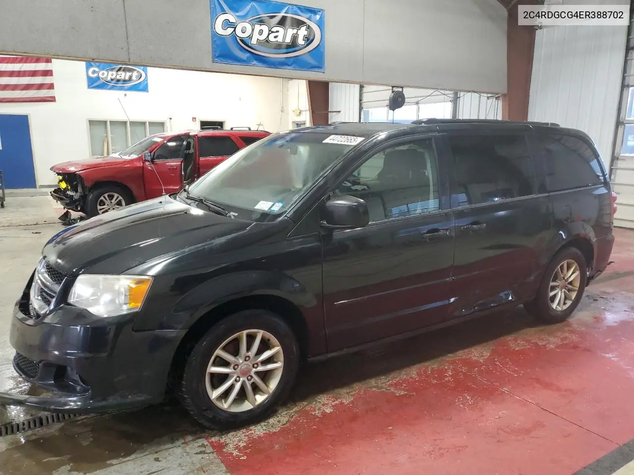 2014 Dodge Grand Caravan Sxt VIN: 2C4RDGCG4ER388702 Lot: 44722665