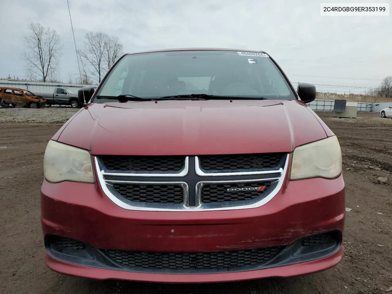 2014 Dodge Grand Caravan Se VIN: 2C4RDGBG9ER353199 Lot: 46400284